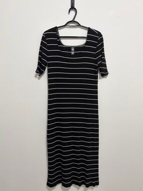 lou & grey softserve slub midi tee dress Lou & Grey | Dresses | Lou Grey Softserve Slub Midi Tee Dress Pink Brown  Cream Sleeveless 222xs